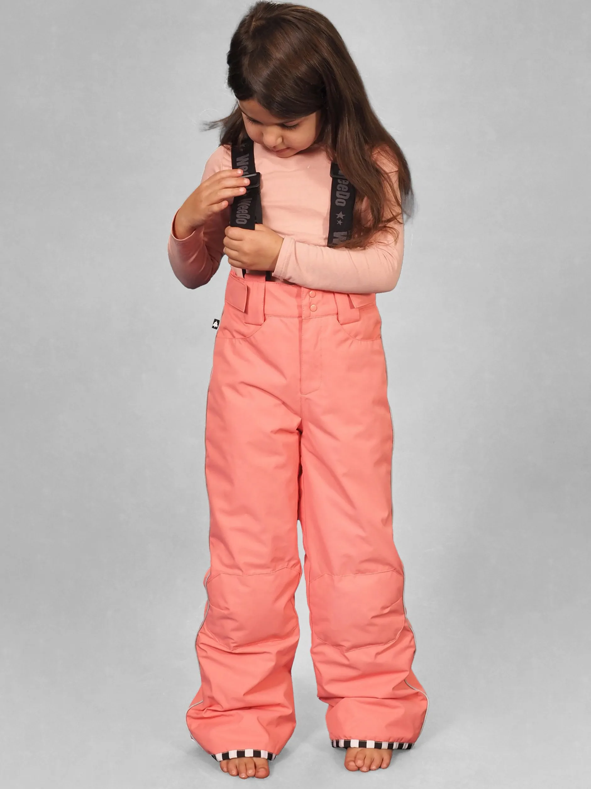 WeeDo Kinder Unisex Schneehose in pink