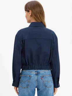 Weekend Max Mara Damen Schurwoll-Kurzblazer in marine