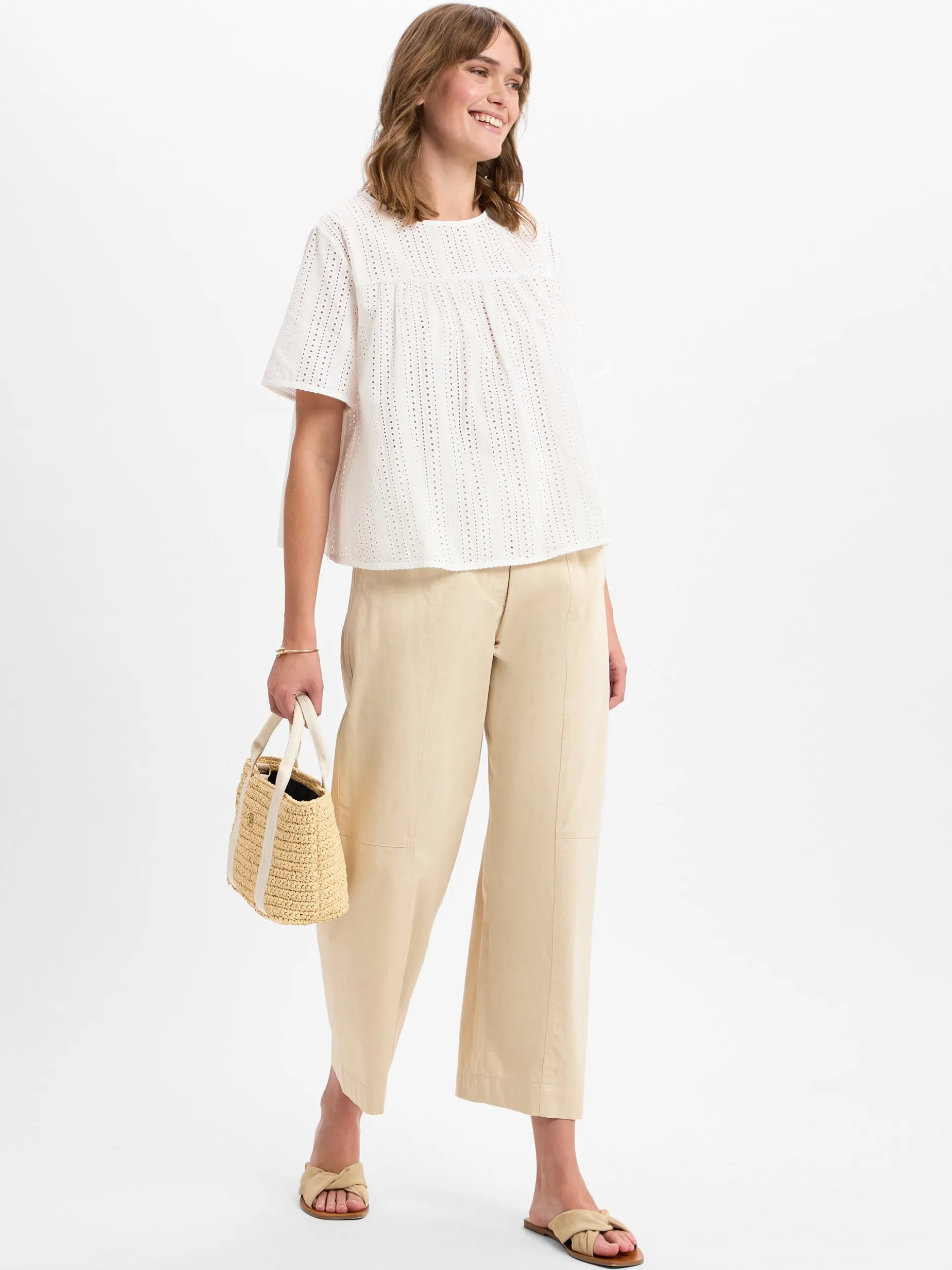 Weekend Max Mara Damen Stoffhose - Milva in sand