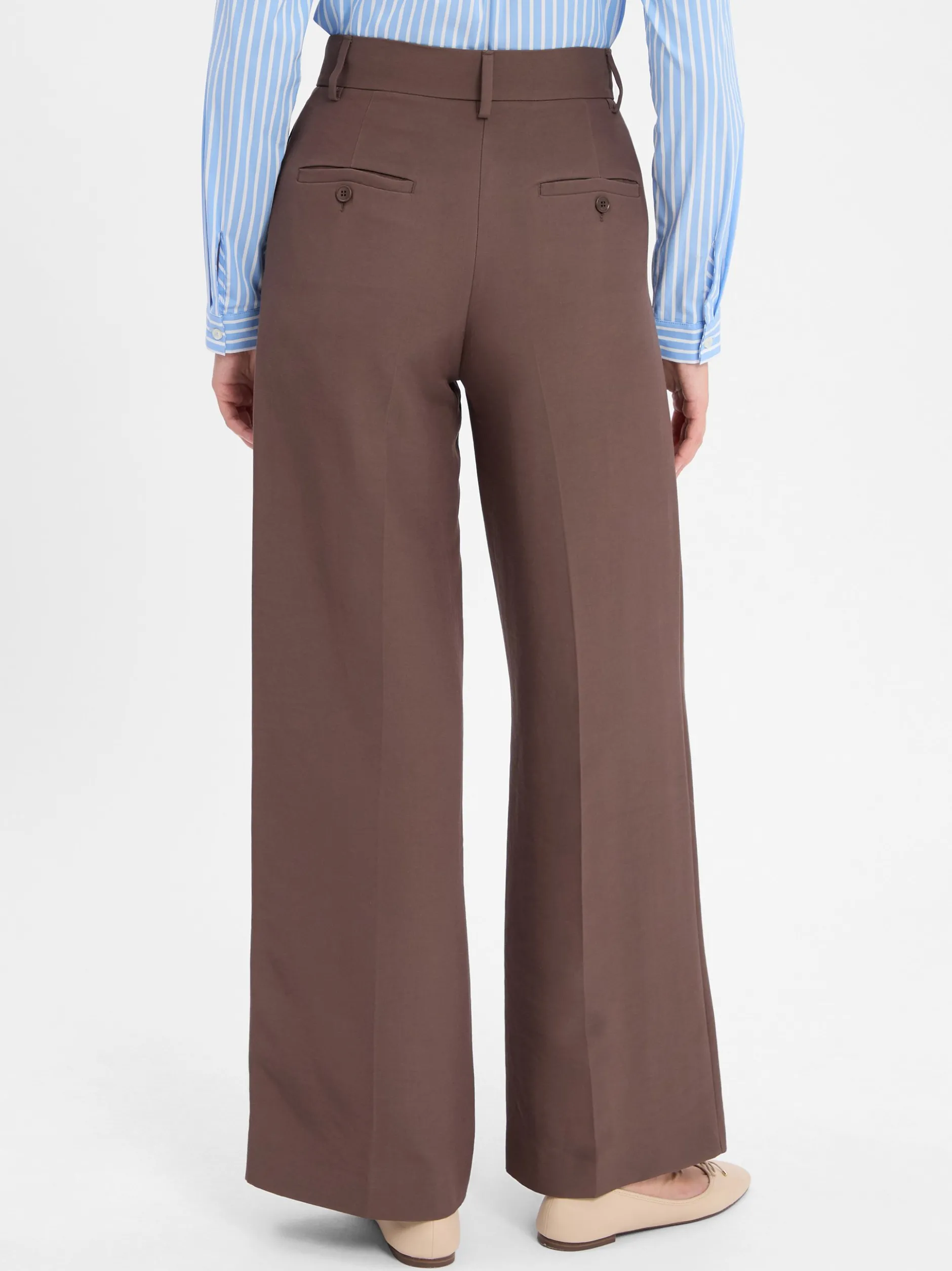 Weekend Max Mara Damen Stoffhose - Ballo in schoko