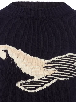 Weekend Max Mara Damen Strickpullover - Maglia in marine beige