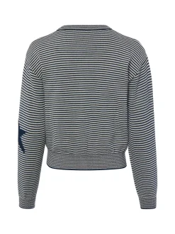Weekend Max Mara Damen Strickjacke in marine weiß