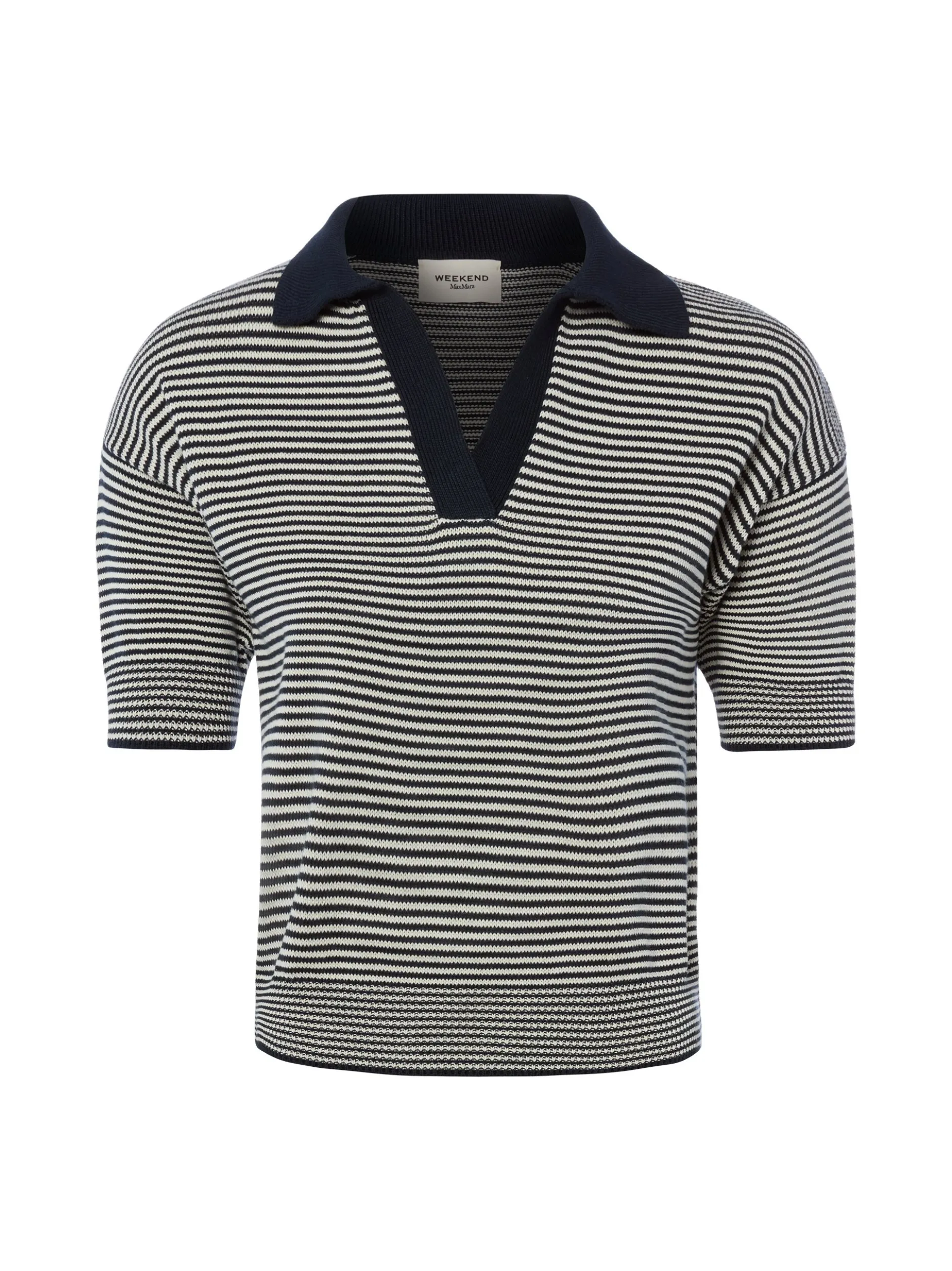 Weekend Max Mara Damen Strickshirt in marine weiß