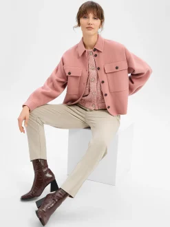Weekend Max Mara Damen Wolljacke in rosenholz