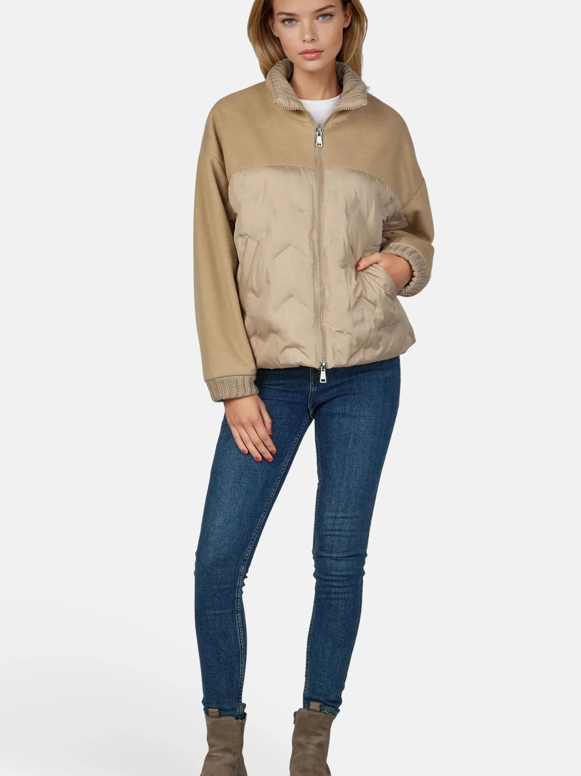 White Label Damen Blouson in camel