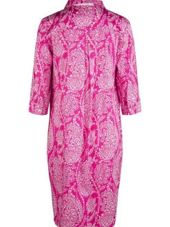 White Label Damen Hemdblusenkleid in rosa