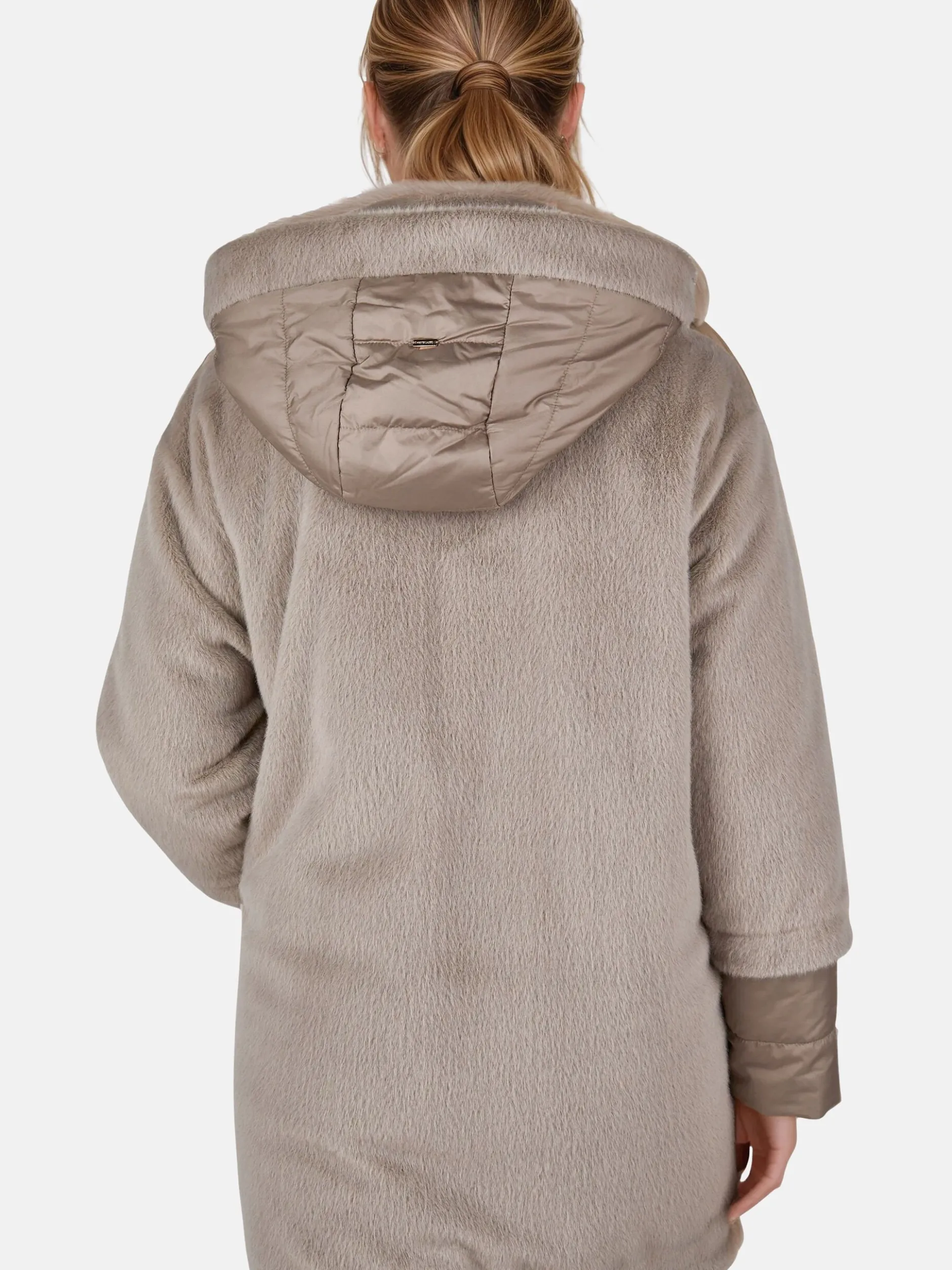 White Label Damen Longjacke in taupe