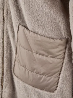 White Label Damen Longjacke in taupe