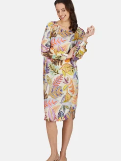 White Label Damen Midikleid in mehrfarbig