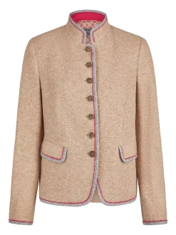 White Label Damen Stehkragenjacke in beige