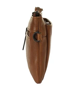 X-Zone Damen Umhängetasche in cognac