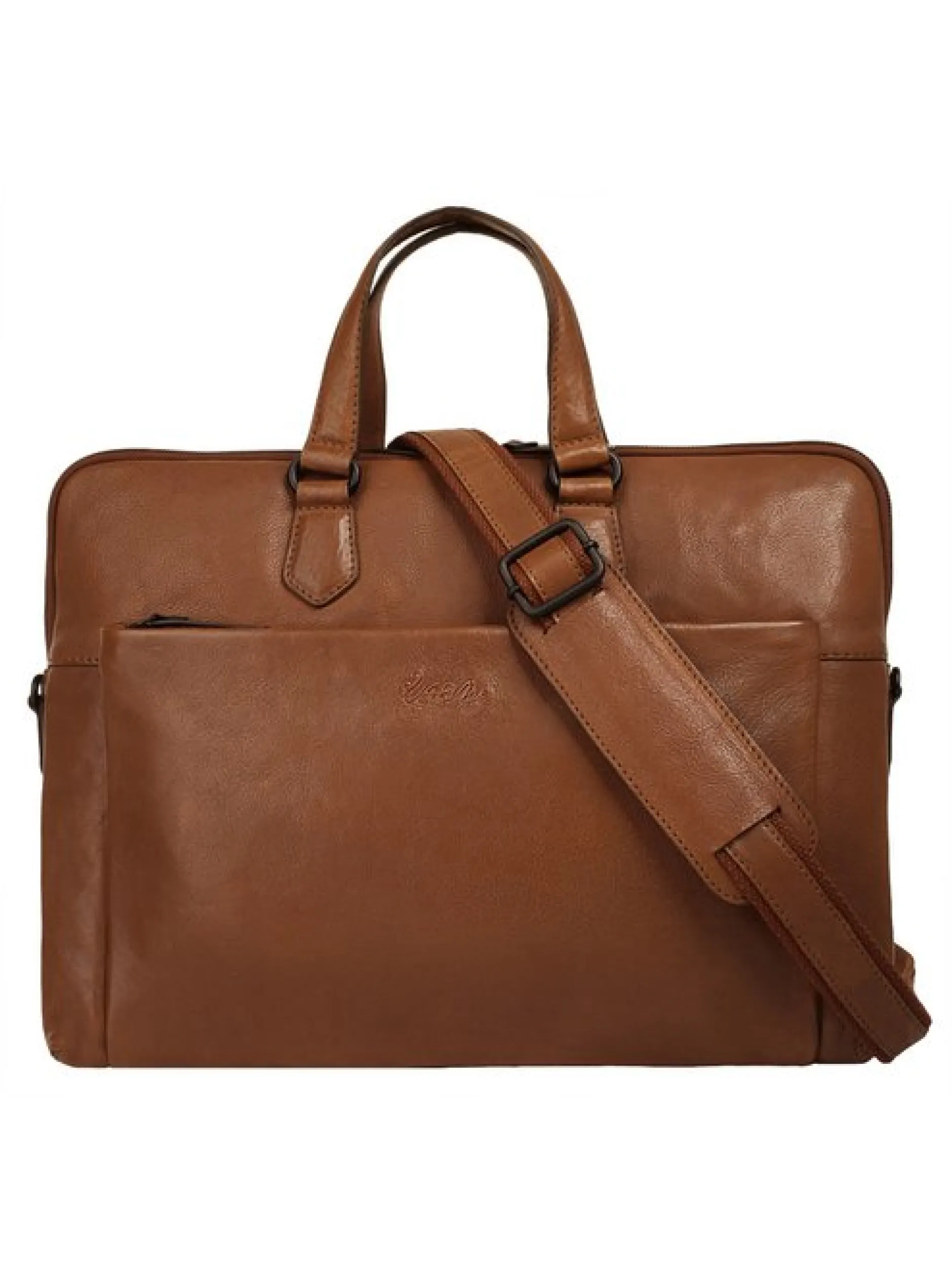 X-Zone Unisex Aktentasche in cognac