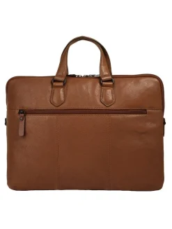 X-Zone Unisex Aktentasche in cognac