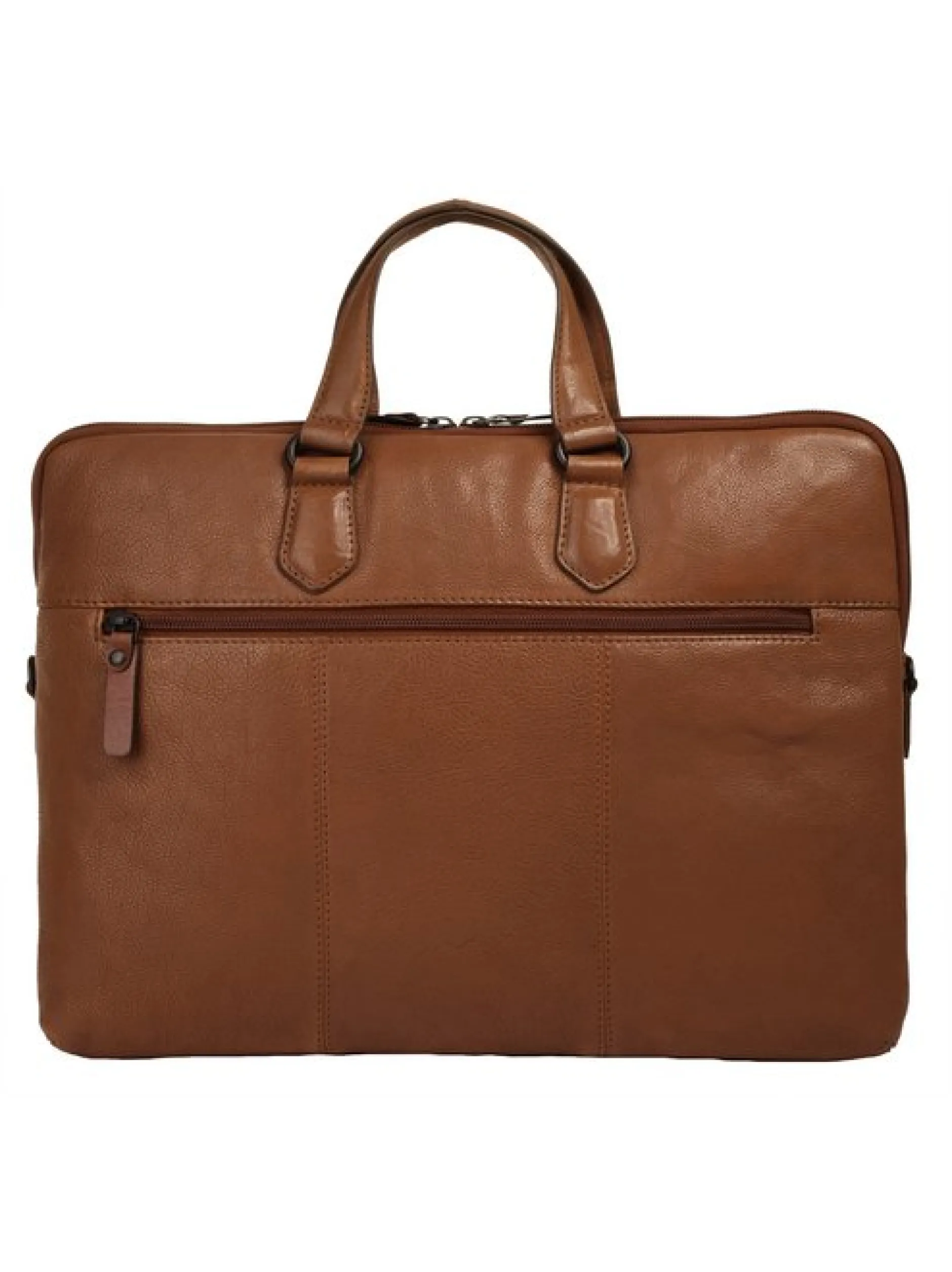 X-Zone Unisex Aktentasche in cognac