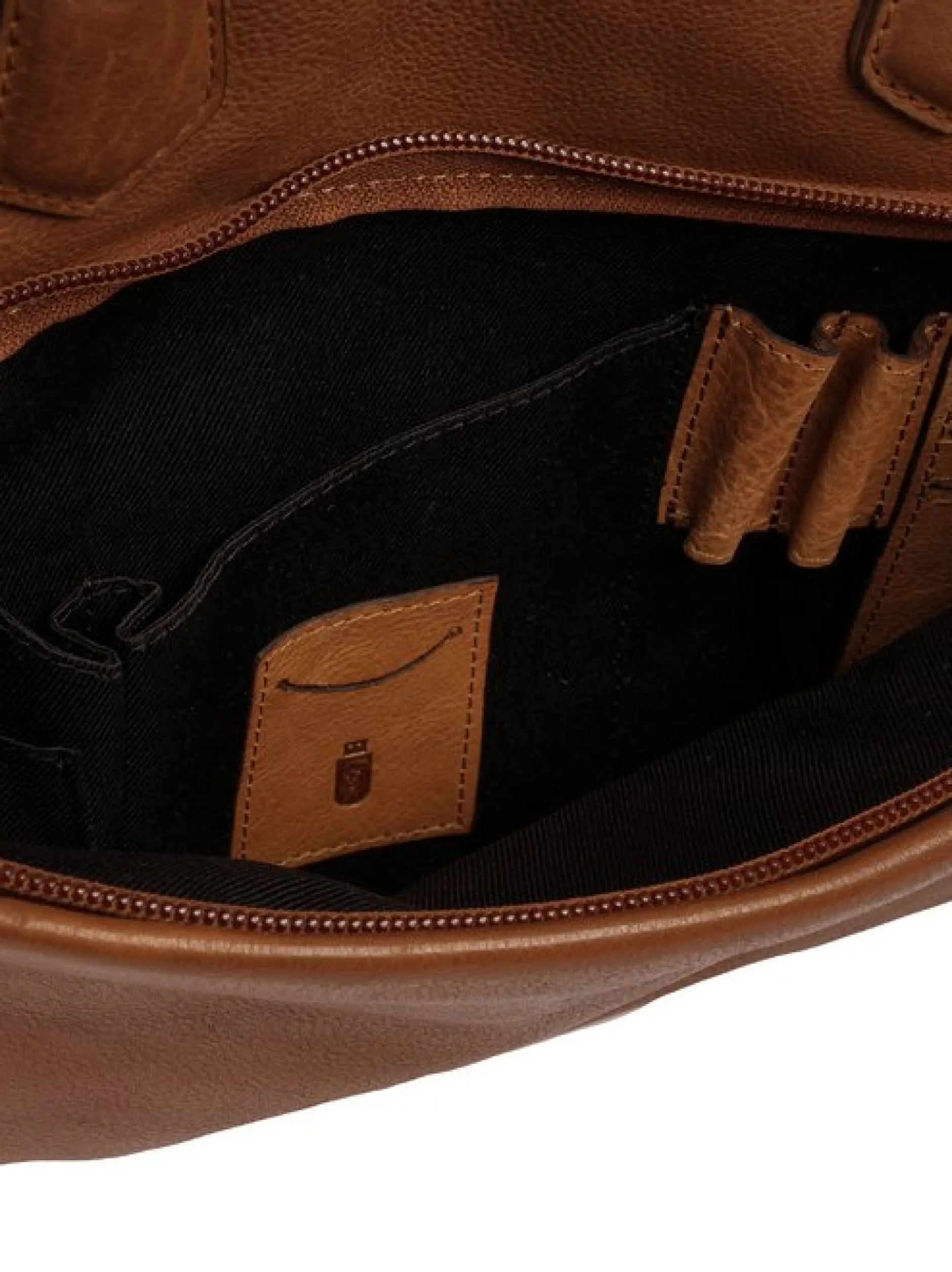 X-Zone Unisex Aktentasche in cognac
