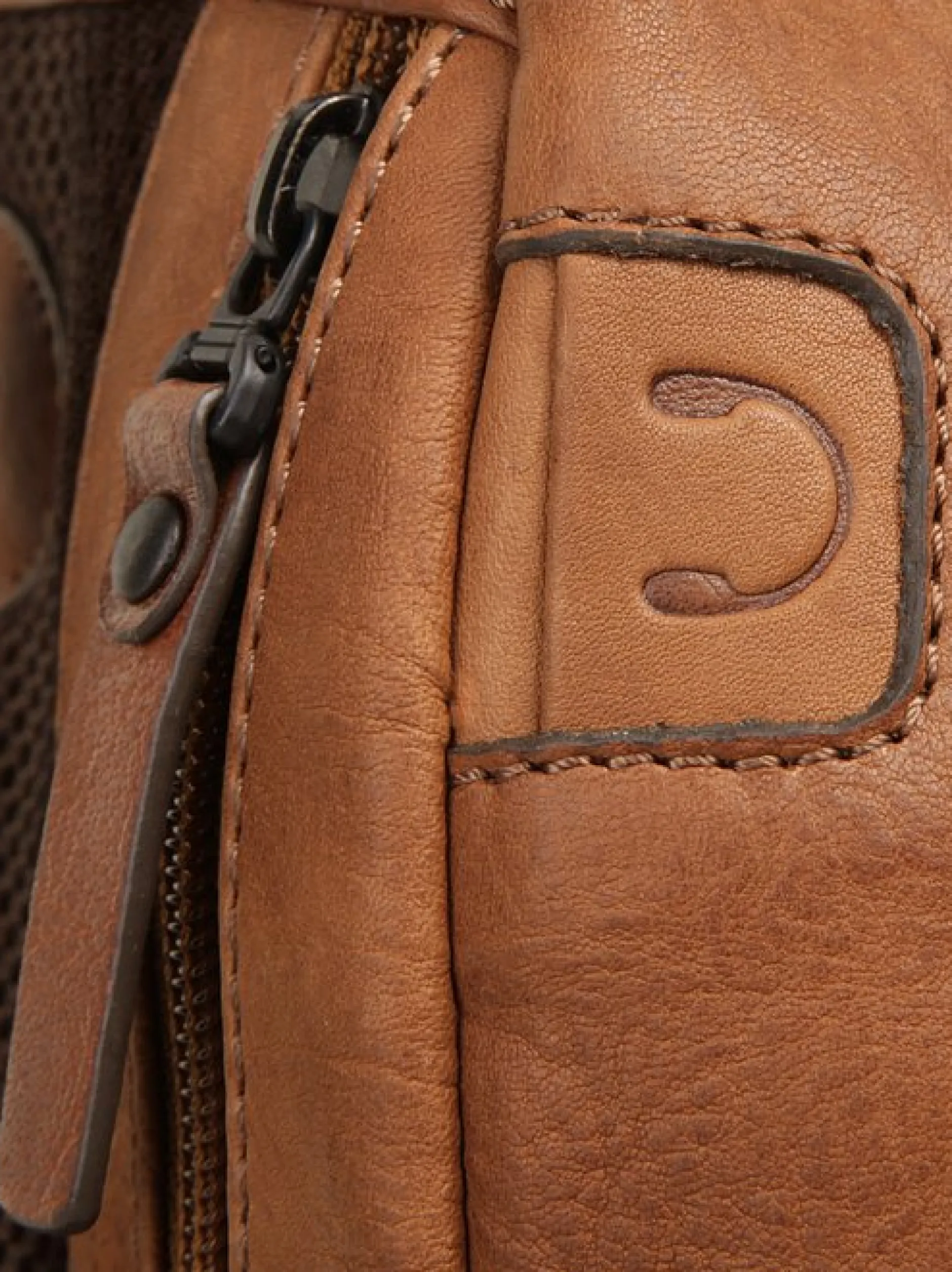 X-Zone Unisex Rucksack in cognac