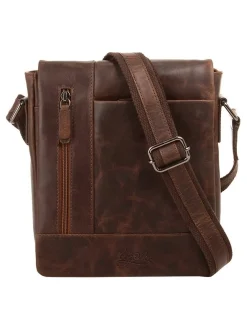 X-Zone Unisex Umhängetasche in cognac