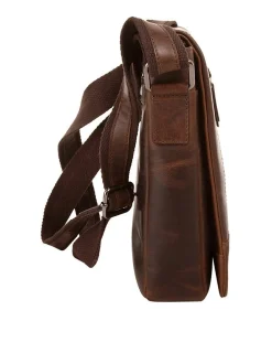 X-Zone Unisex Umhängetasche in cognac