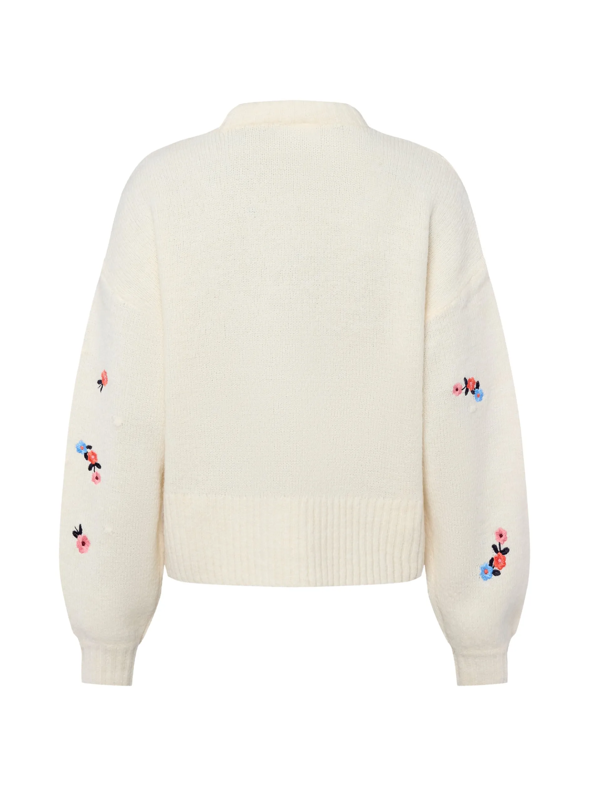 Y.A.S Damen Strickpullover - Yasnanna in ecru mehrfarbig