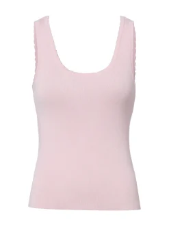 Y.A.S Damen Strick-Top - YASLena in rosa