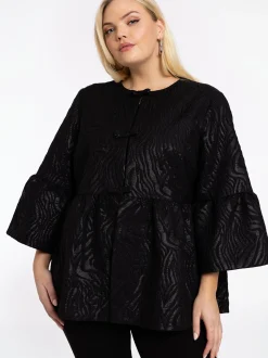 YOEK Damen Blazer in schwarz