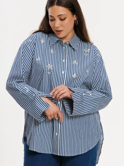 YOEK Damen Bluse in denim