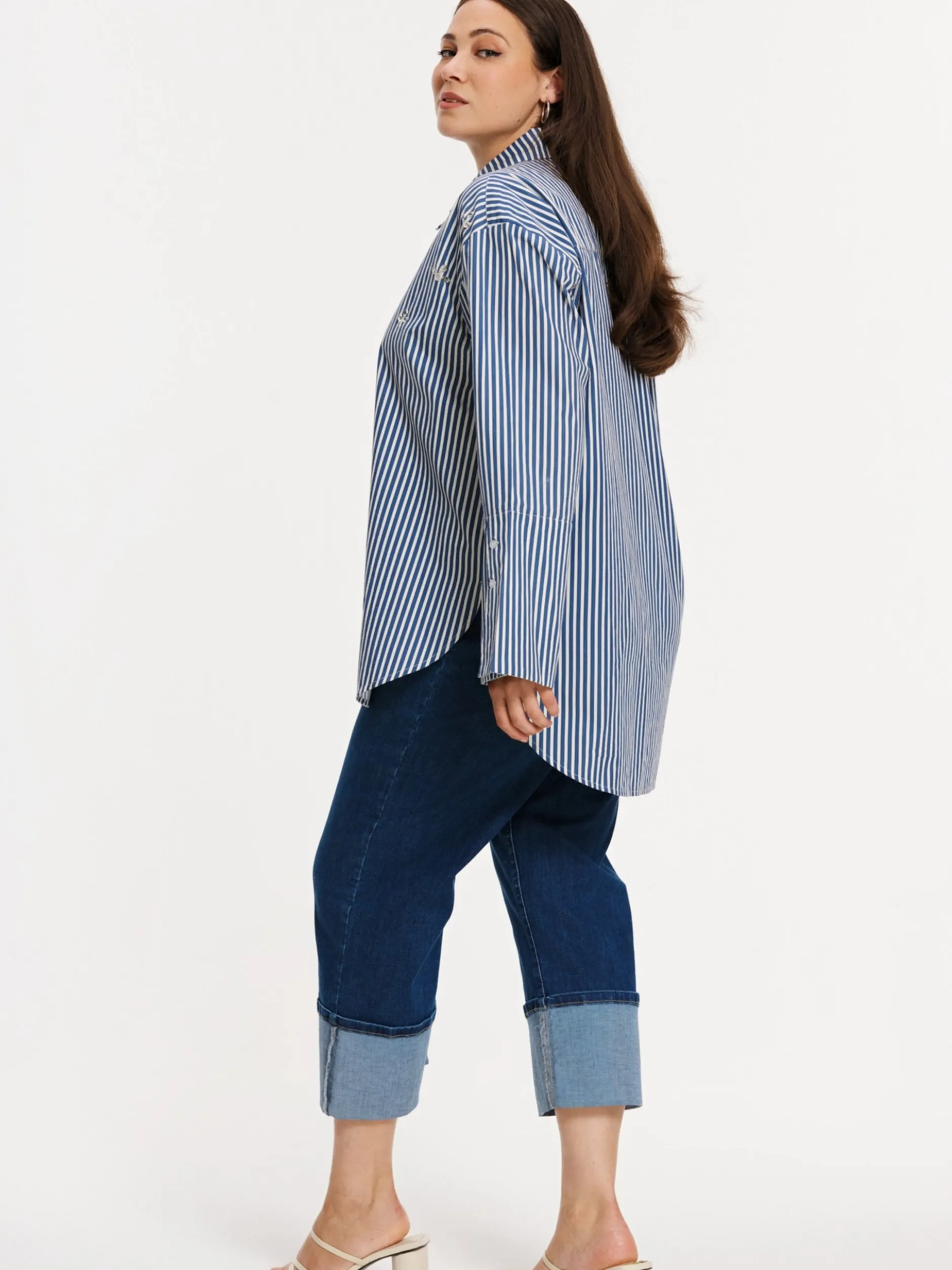 YOEK Damen Bluse in denim