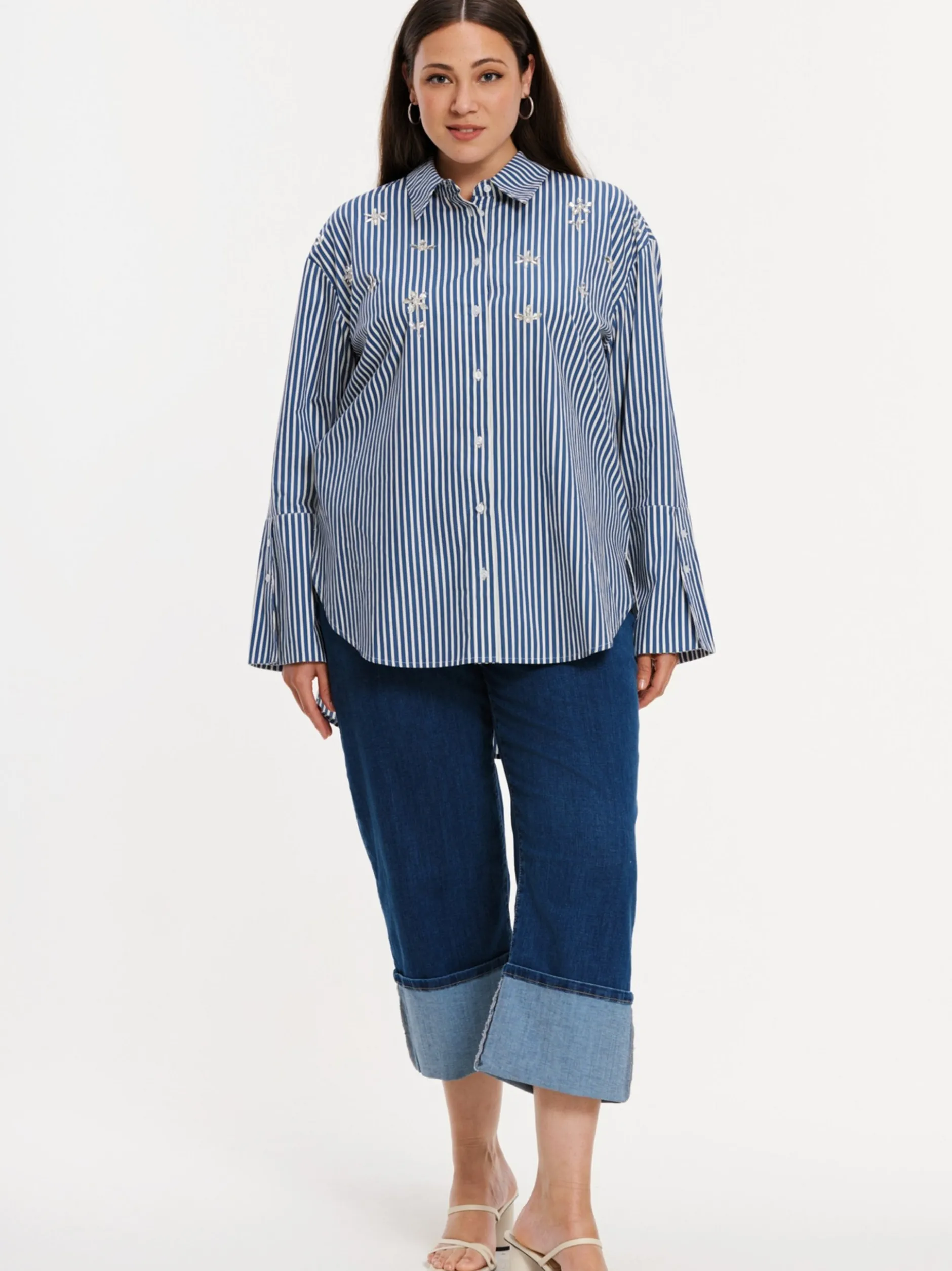 YOEK Damen Bluse in denim