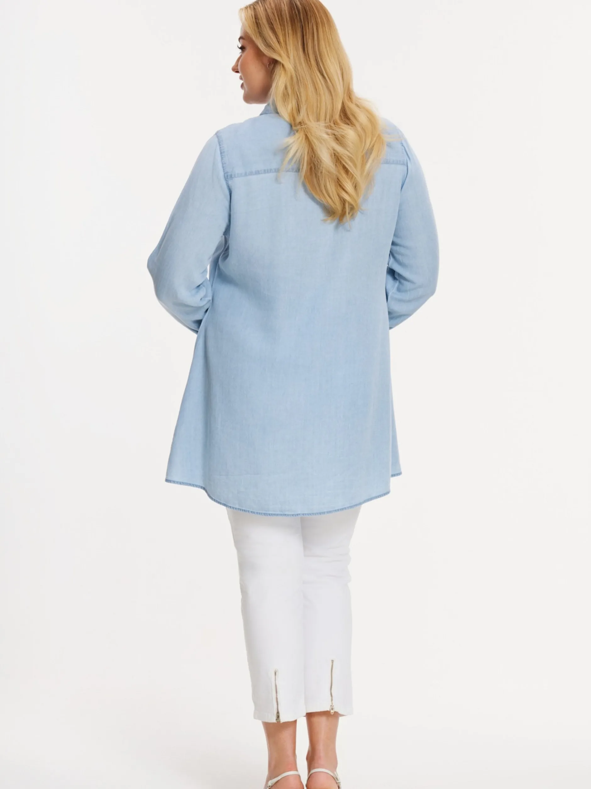 YOEK Damen Bluse in denim