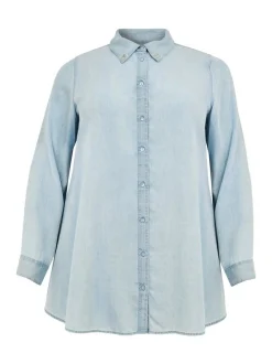 YOEK Damen Bluse in denim