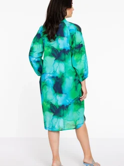YOEK Damen Bluse in grün