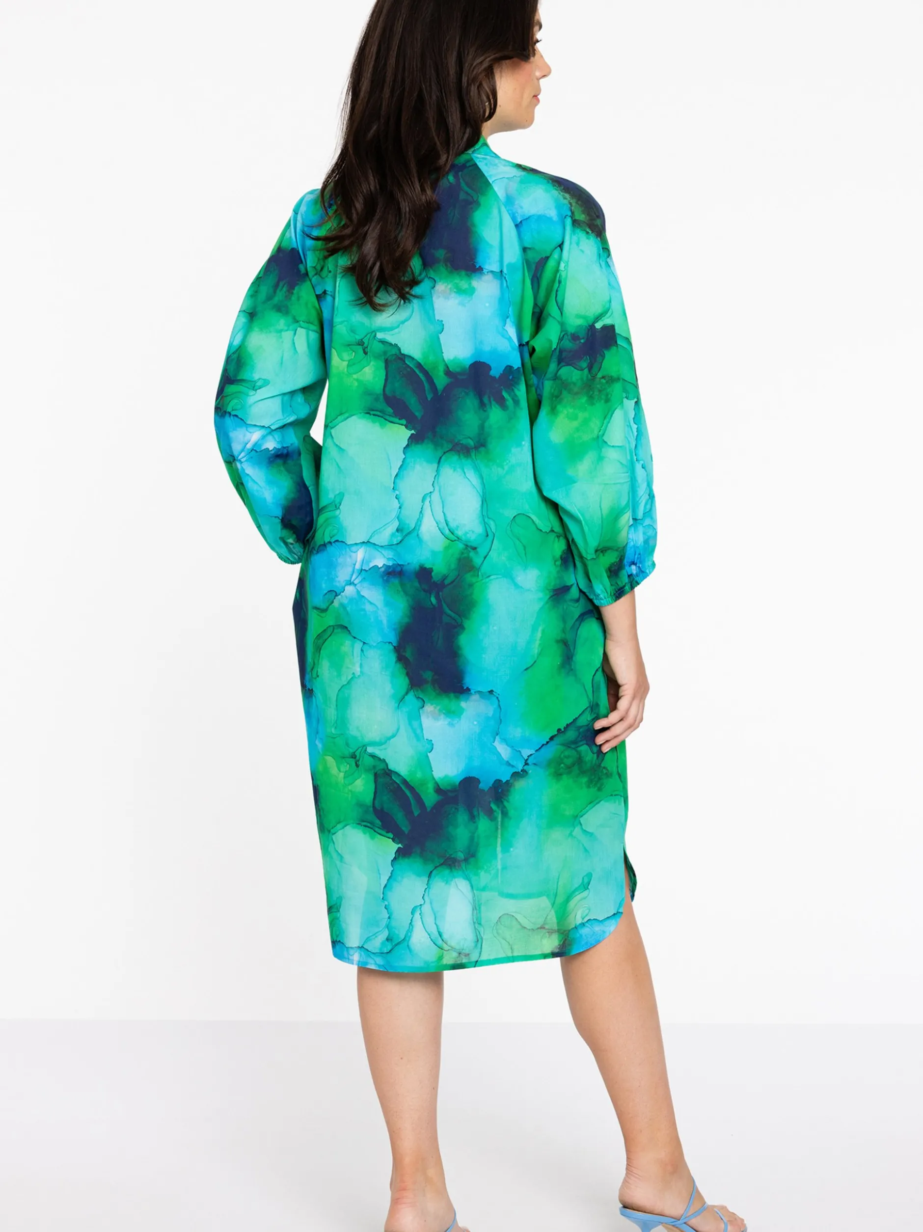 YOEK Damen Bluse in grün