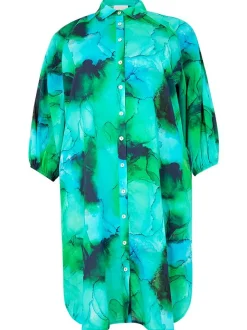 YOEK Damen Bluse in grün