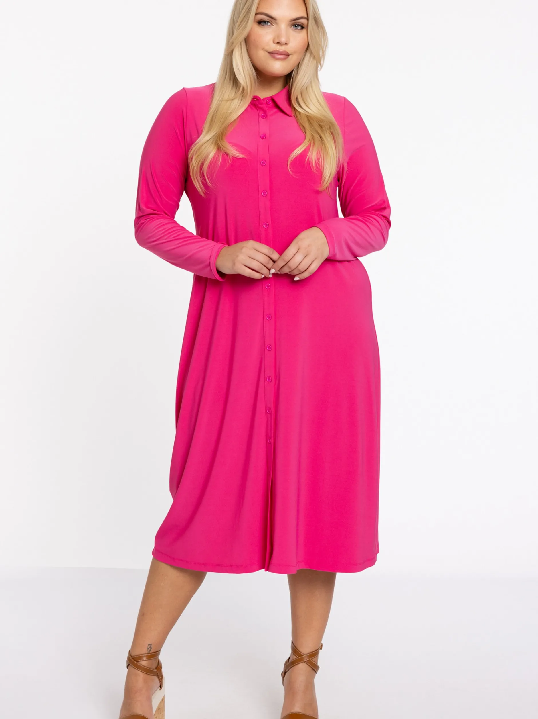 YOEK Damen Bluse in rosa