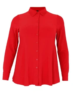 YOEK Damen Bluse in rot