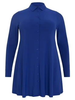 YOEK Damen Bluse in royal