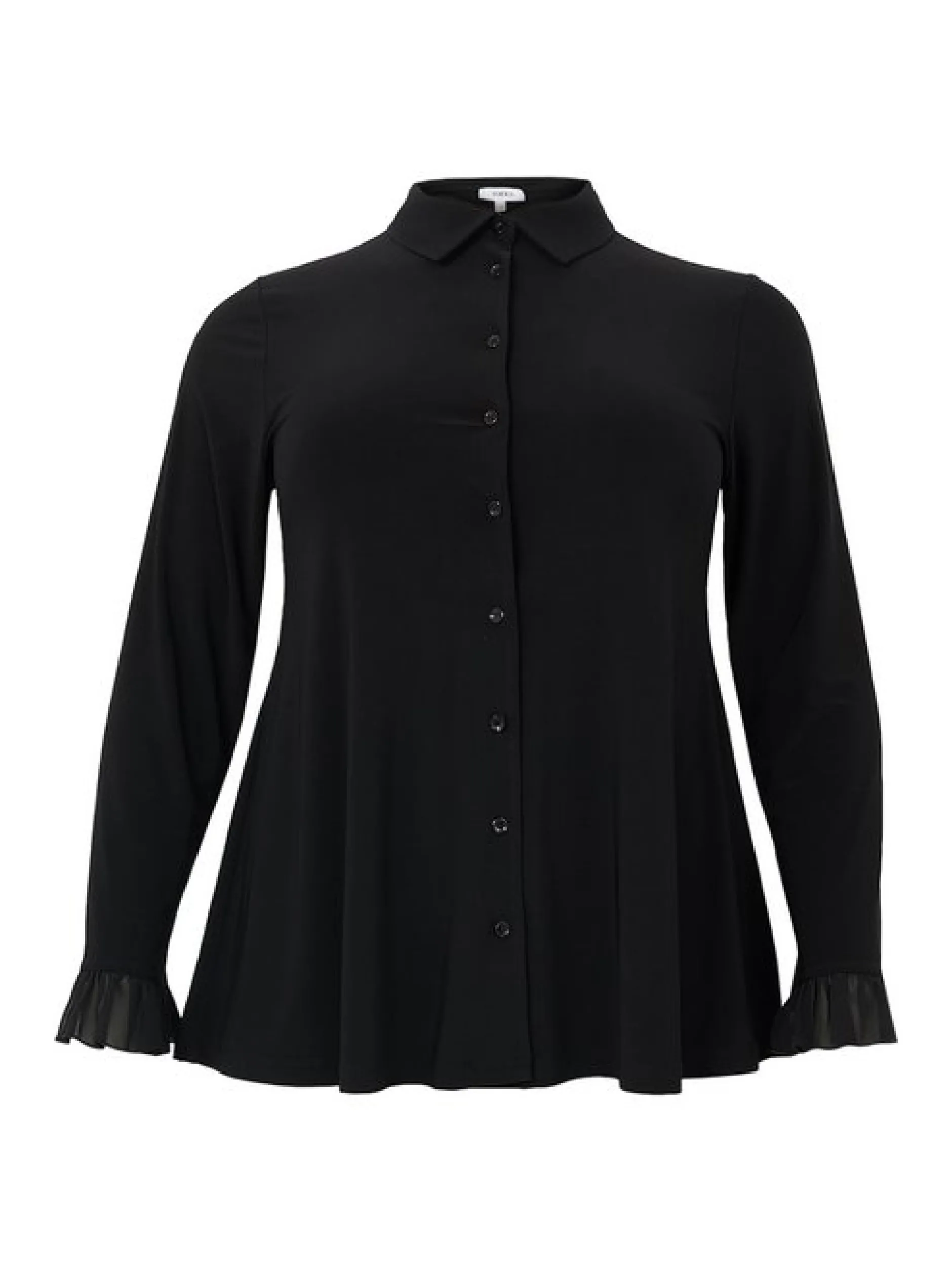 YOEK Damen Bluse in schwarz