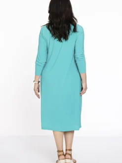 YOEK Damen Bluse in türkis