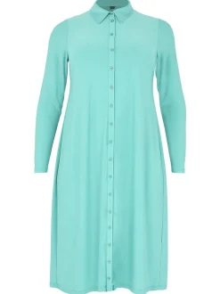 YOEK Damen Bluse in türkis