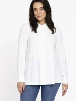 YOEK Damen Bluse in weiß