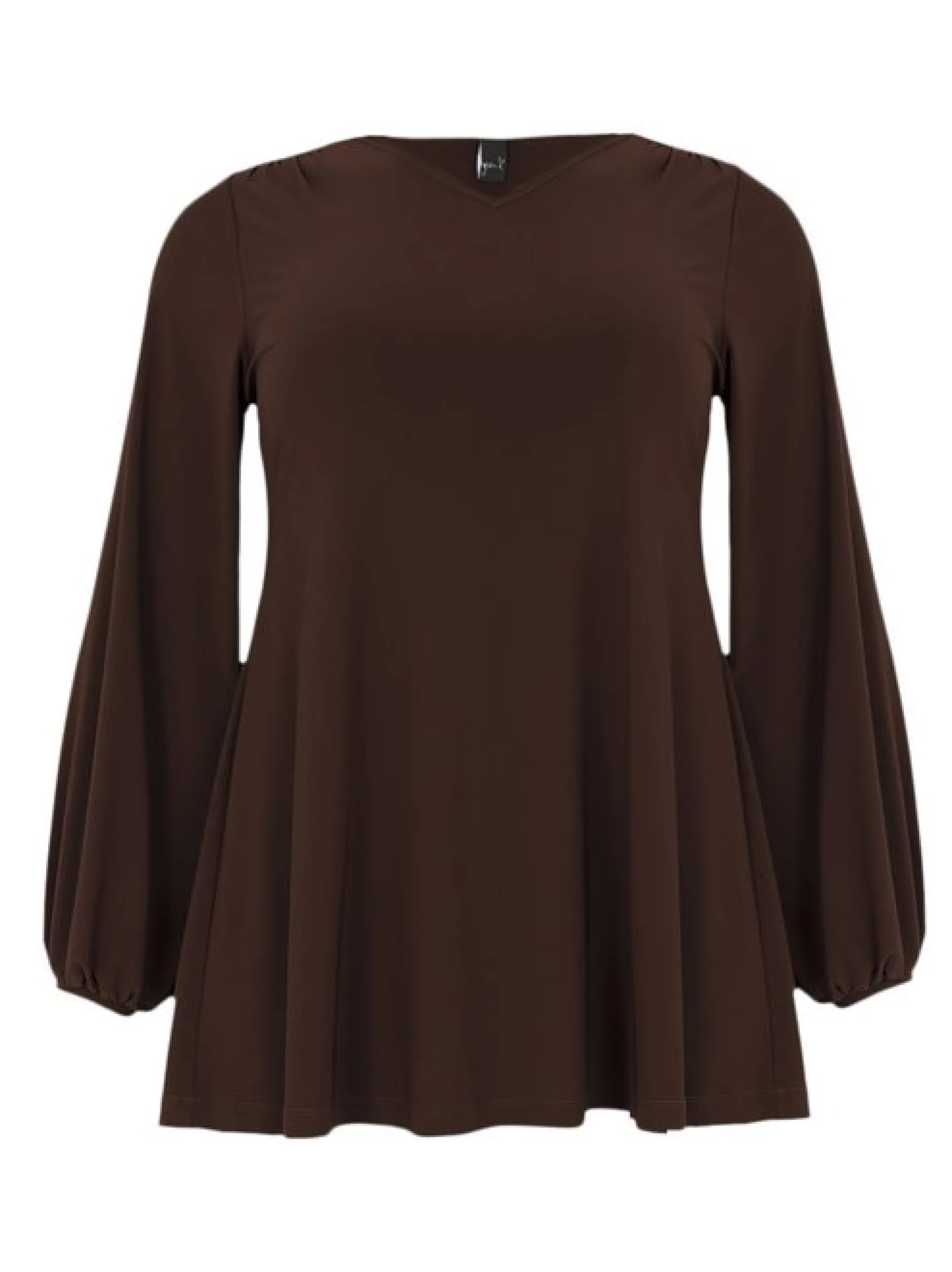 YOEK Damen Blusenshirt in braun