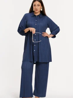YOEK Damen Hose in blau