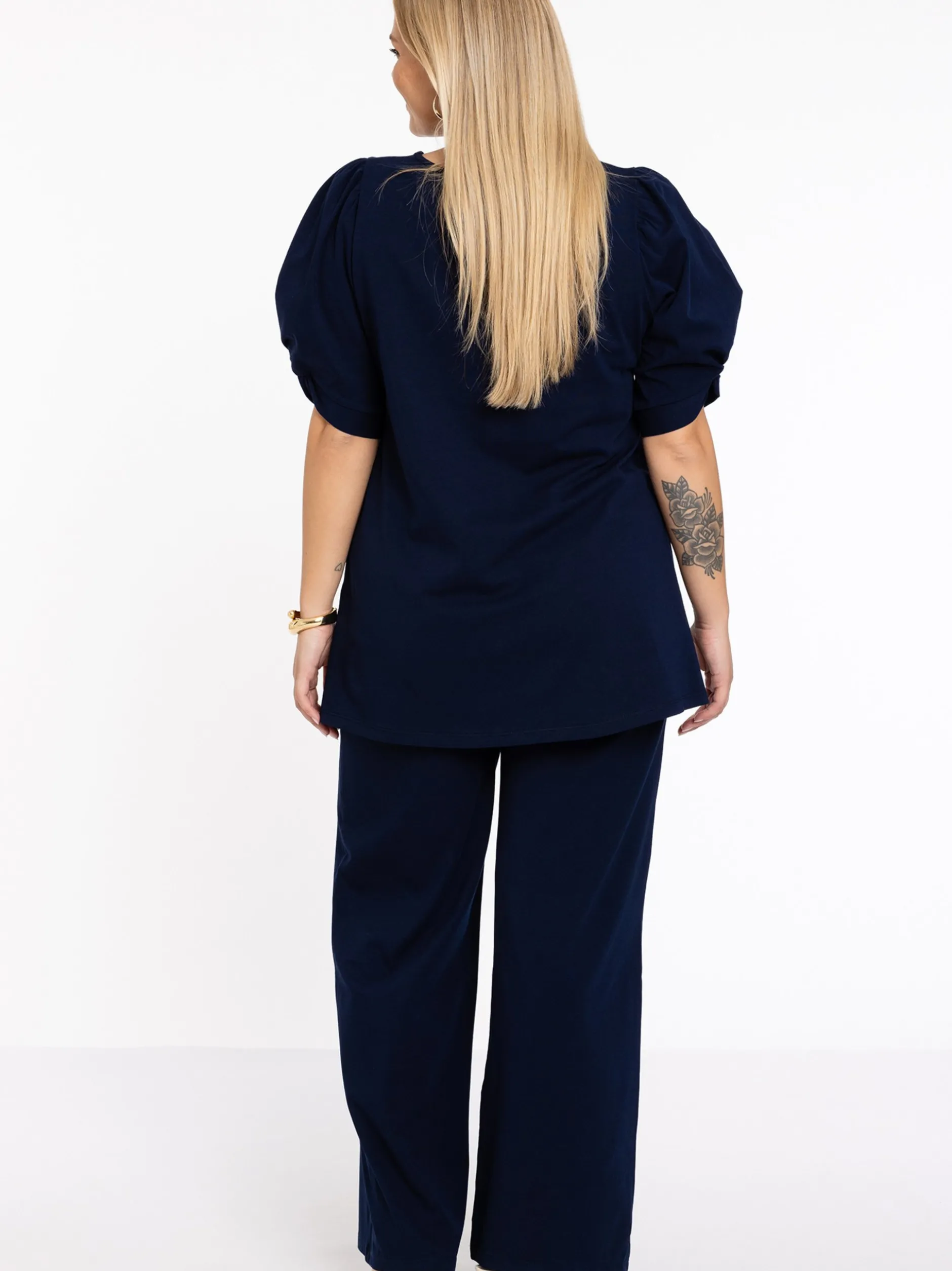 YOEK Damen Hose in blau