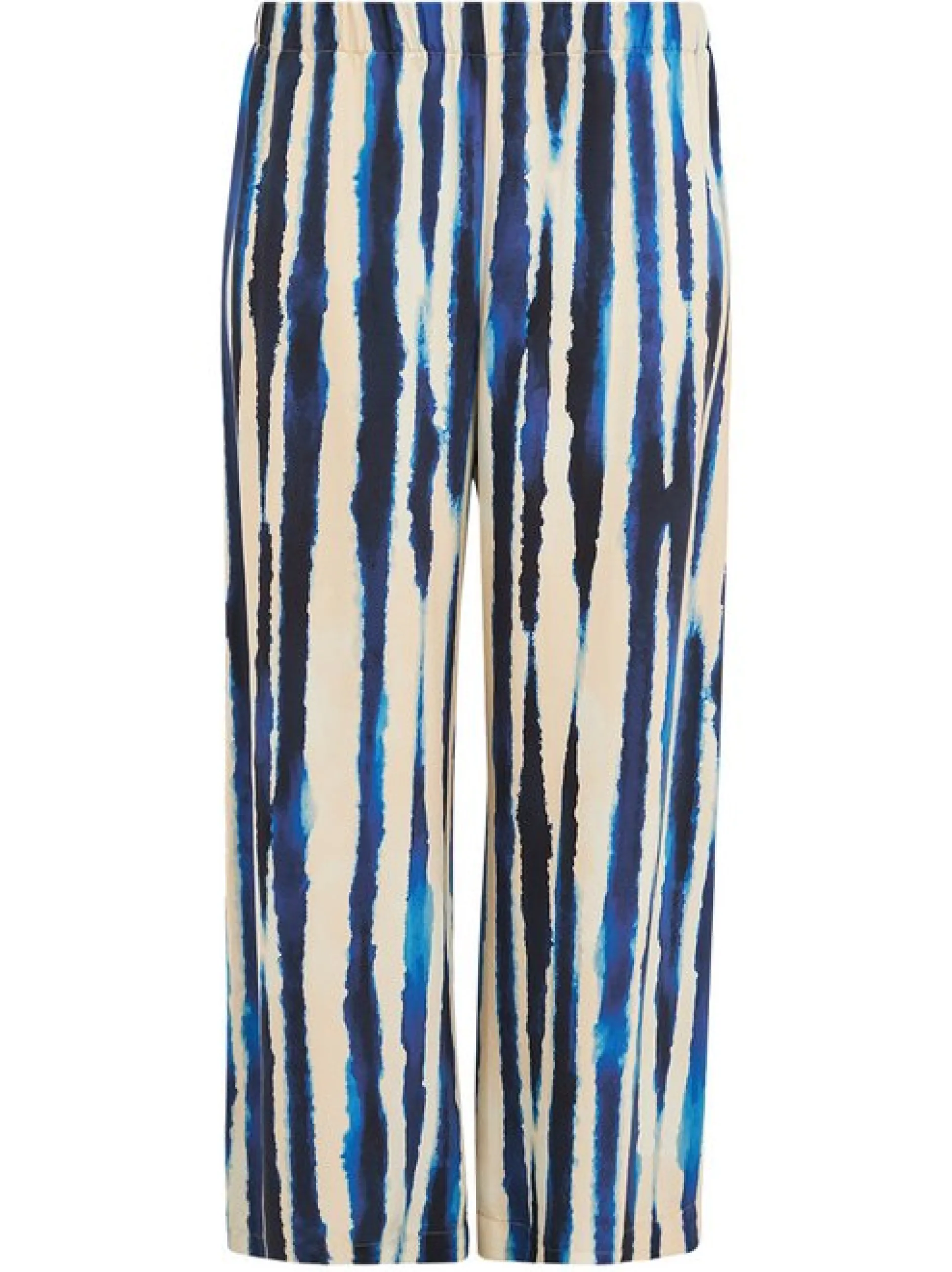 YOEK Damen Hose in blau weiß