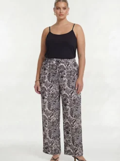 YOEK Damen Hose in grau