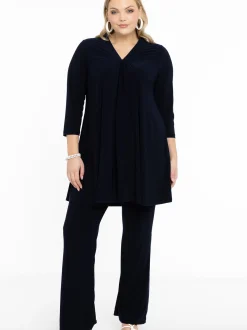 YOEK Damen Hose in marine