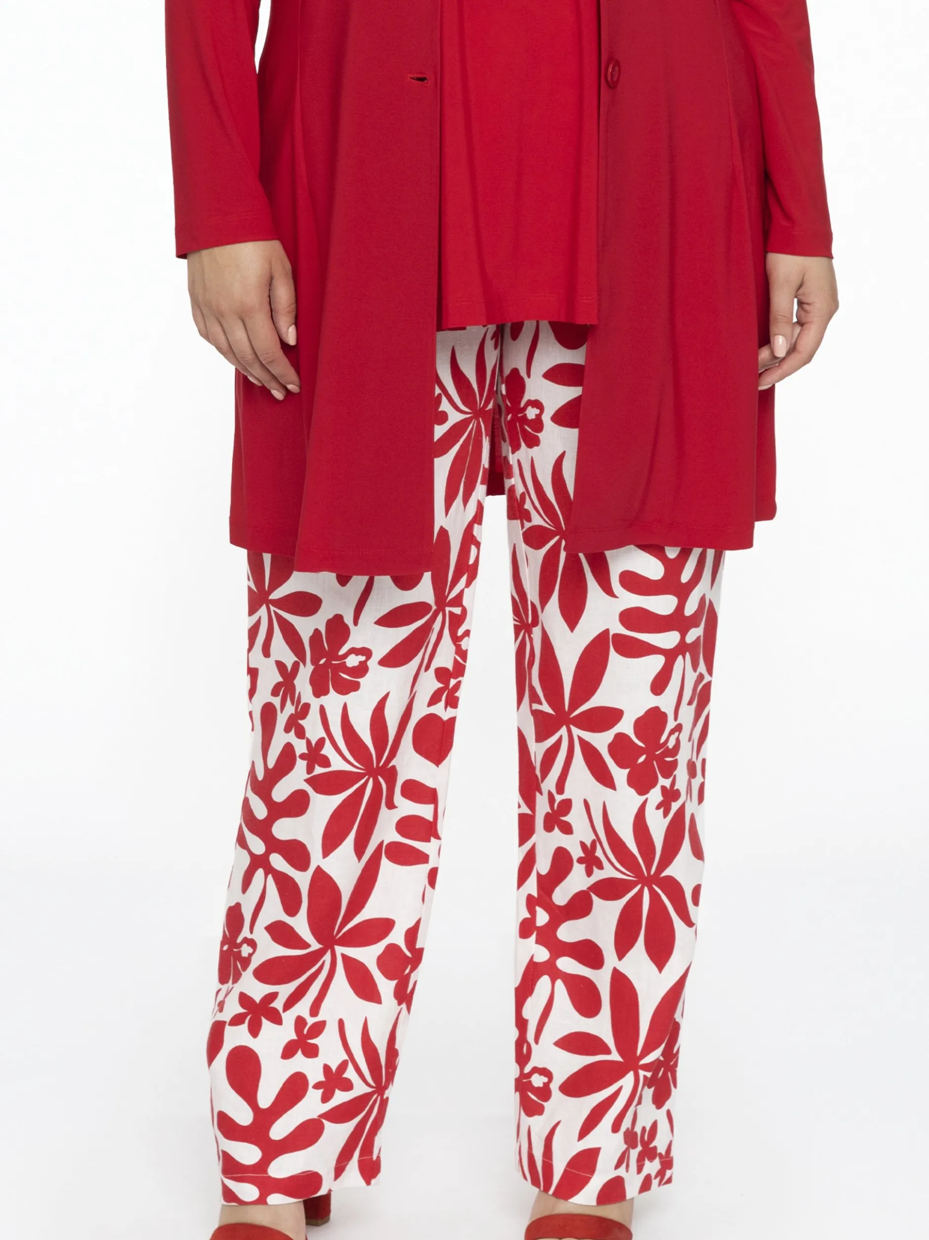 YOEK Damen Hose in rot