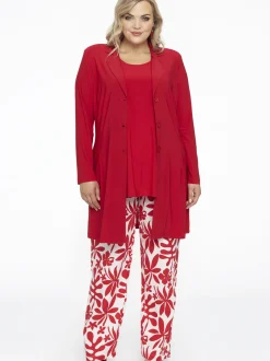 YOEK Damen Hose in rot