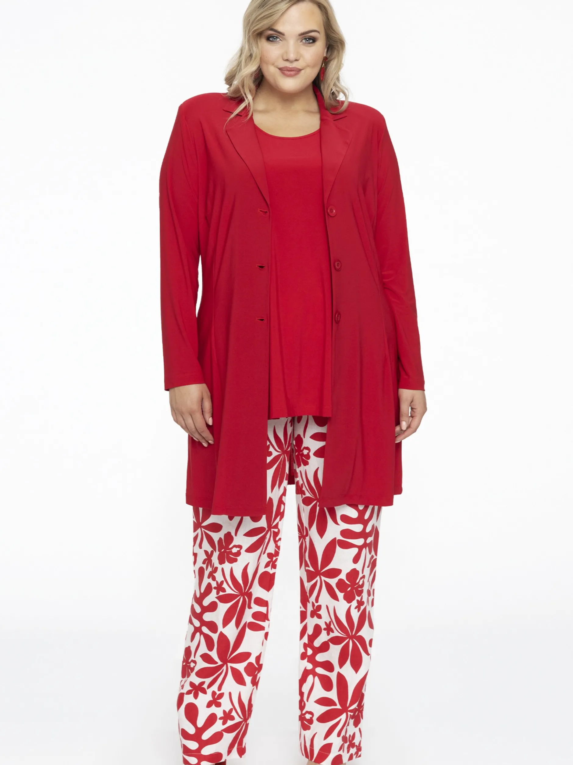 YOEK Damen Hose in rot