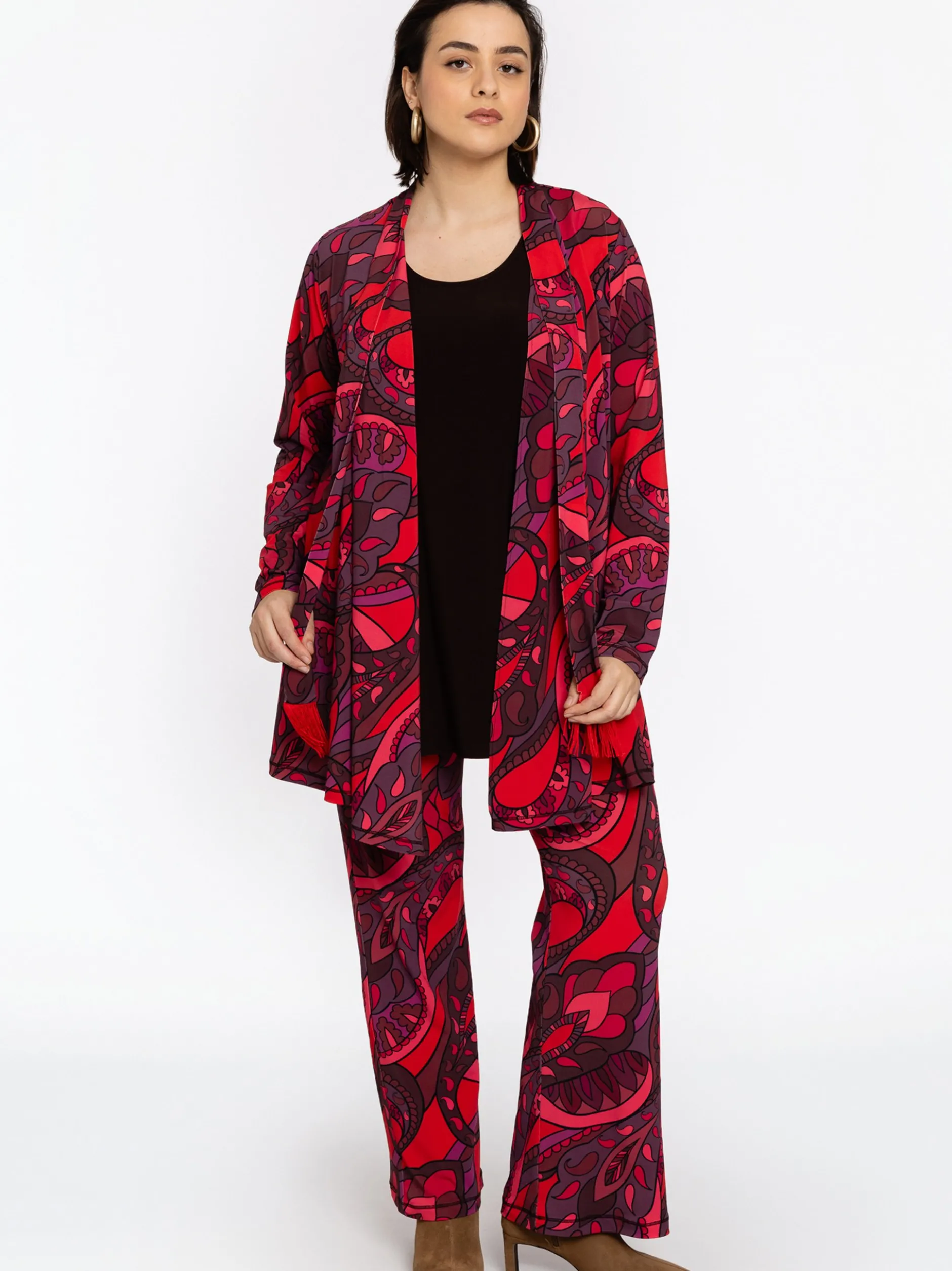 YOEK Damen Hose in rot